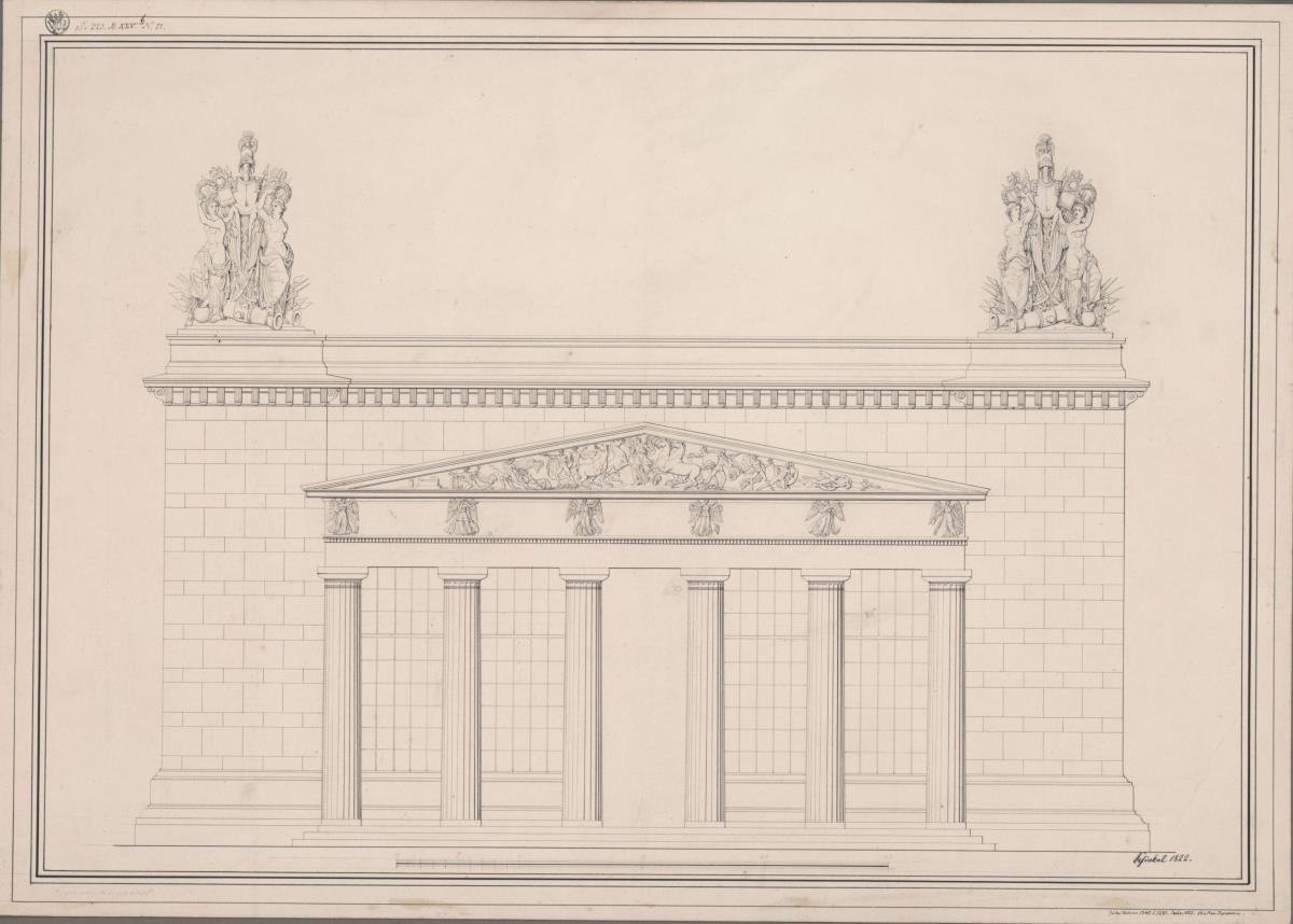 Berlin. Neue Wache. Aufriss