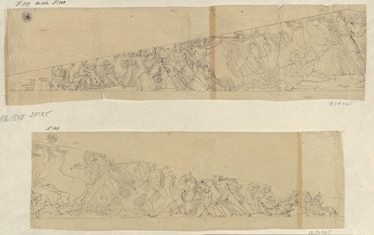Berlin. Neue Wache. Entwurf zum Giebelrelief