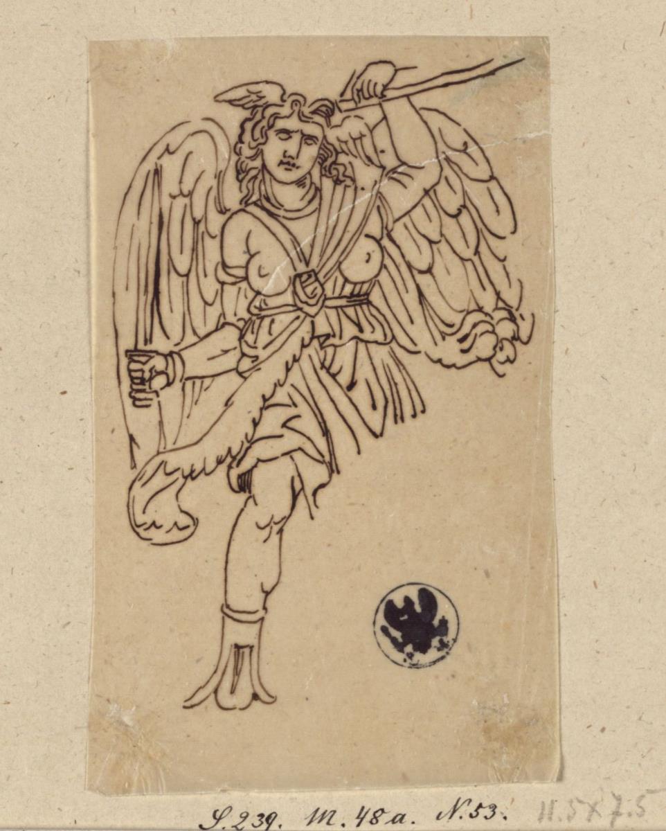 Medusa. Zeichnung nach der Antike (?)