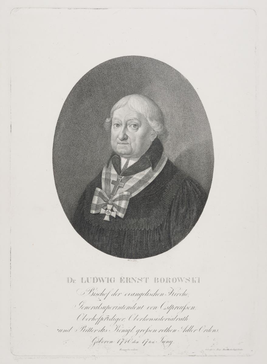 Porträt des Ludwig Ernst Borowski