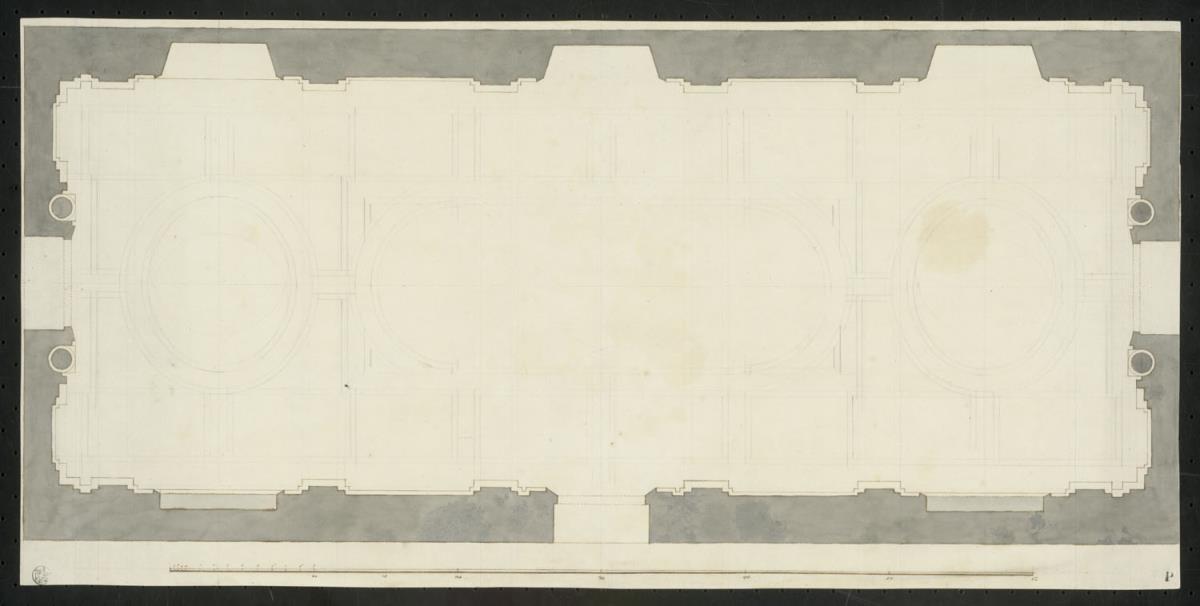 Dekoration einer Decke, Villa Albani