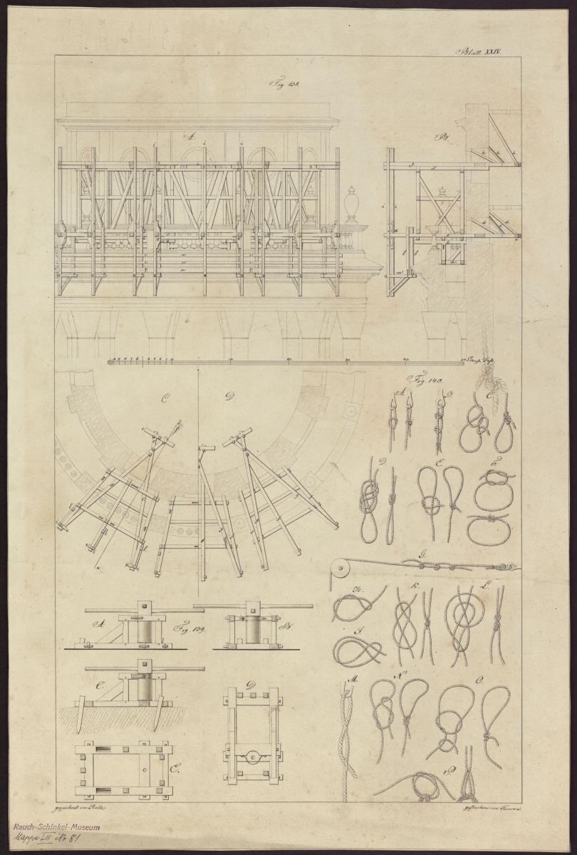 Holzkonstruktionen. Hebewerk