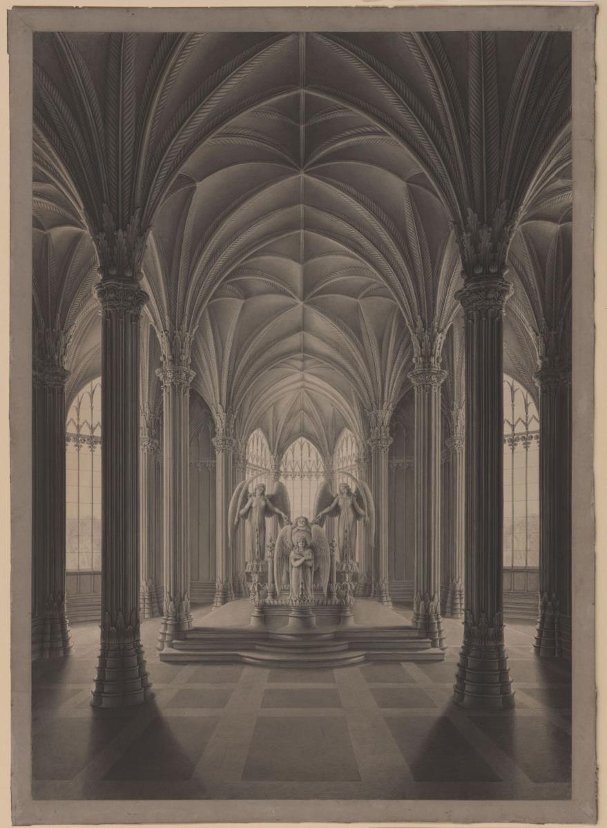 Berlin. Schloss Charlottenburg, Schlosspark, Mausoleum der Königin Luise. Innenraum