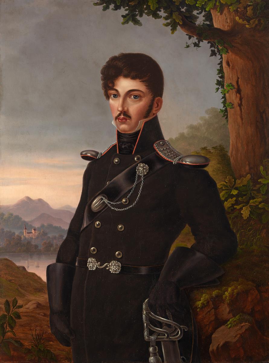 Porträt des Dichters Theodor Körner (Kopie nach Emma Körner)