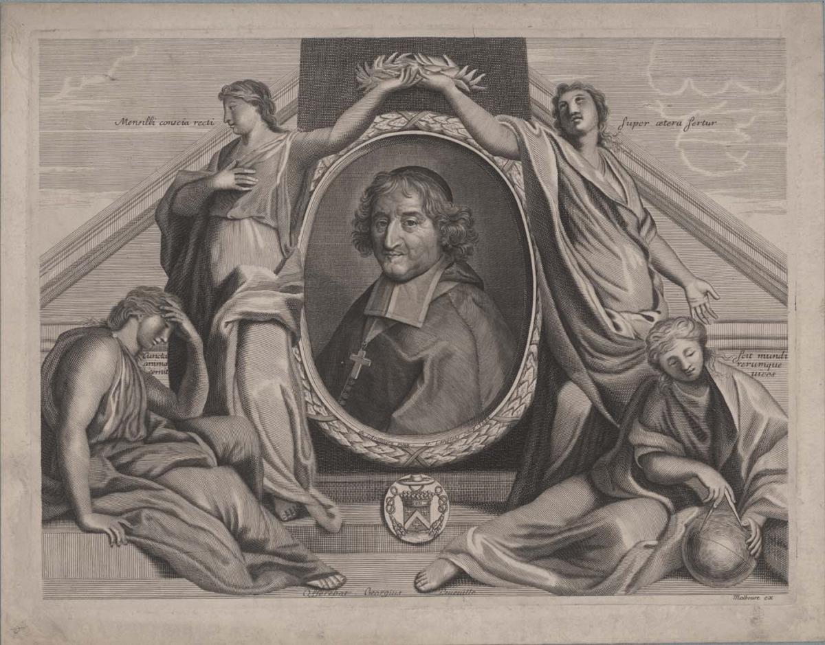 Porträt des Ferdinand de Neuville, Bischof von Chartres
