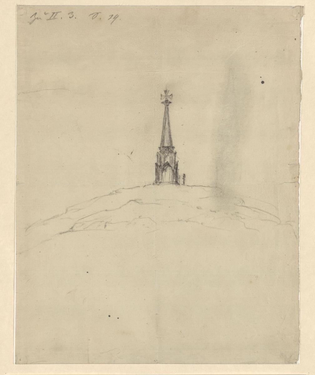 Berlin. Entwurf zum Kreuzbergdenkmal