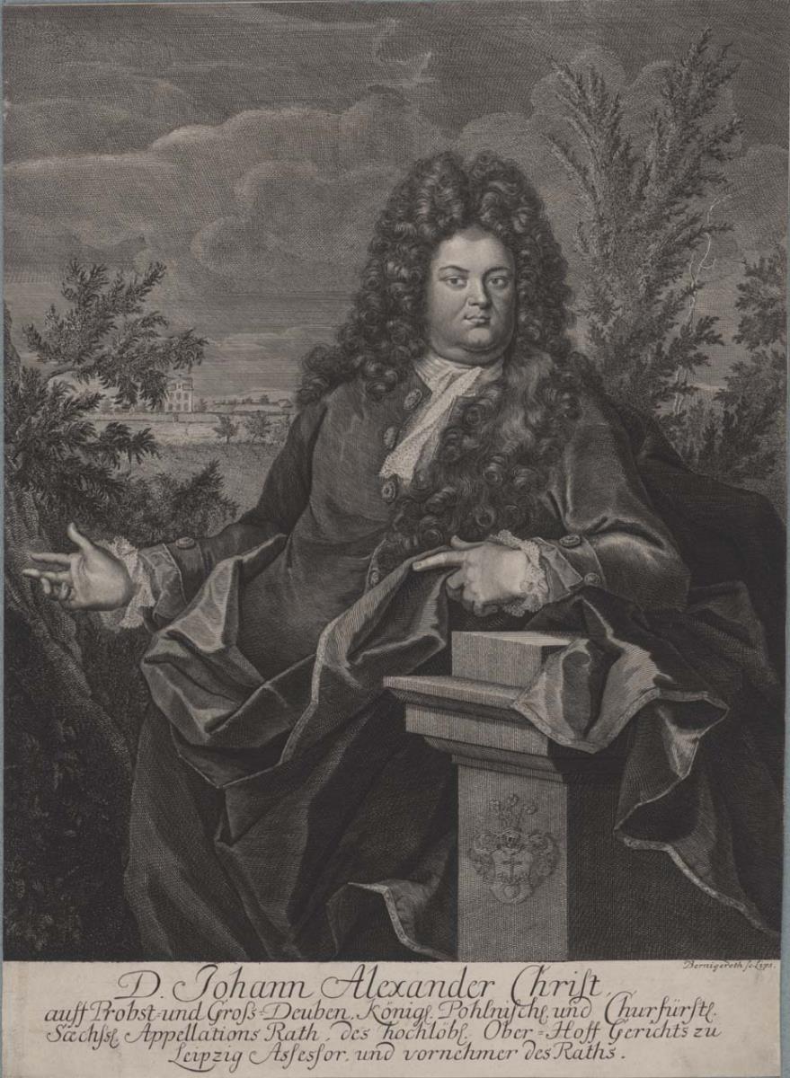 Porträt des Johann Alexander Christ d. Ä.