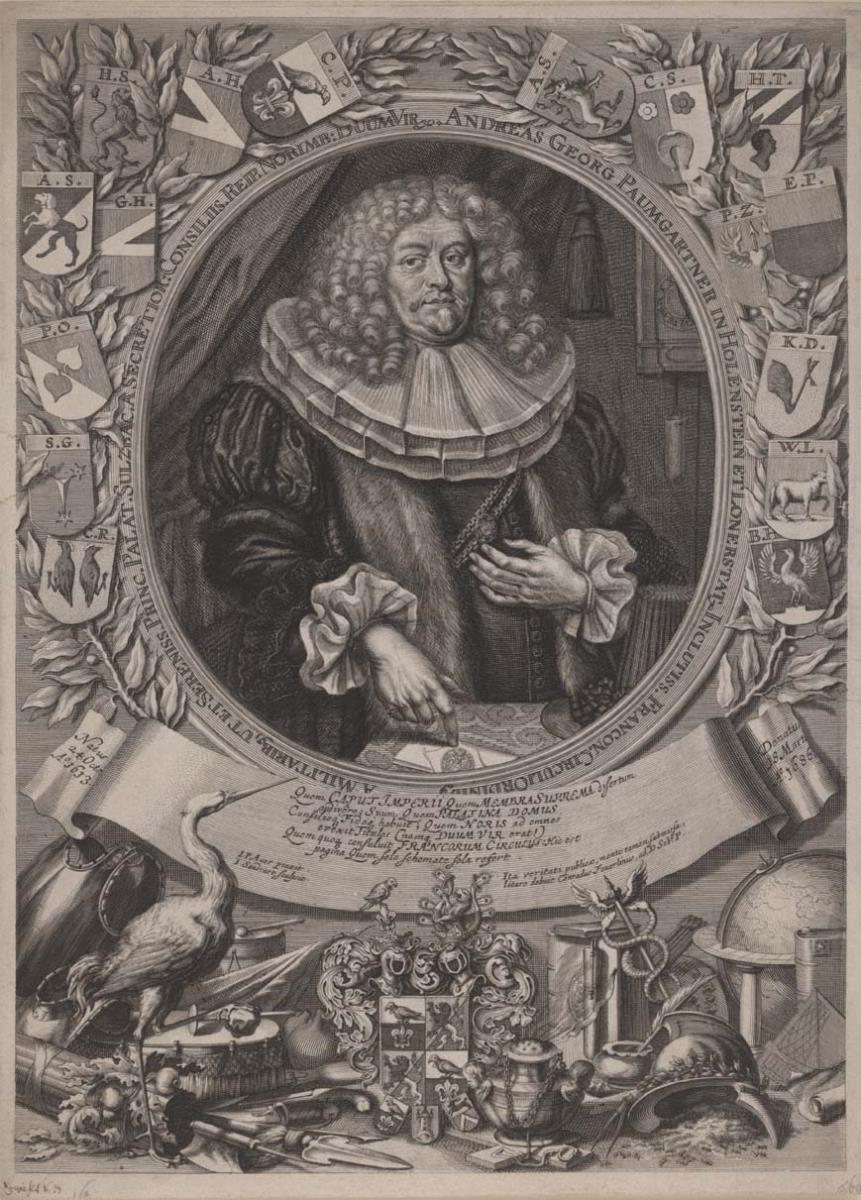 Porträt des Andreas Georg Paumgartner von Holenstein und Lonnerstadt