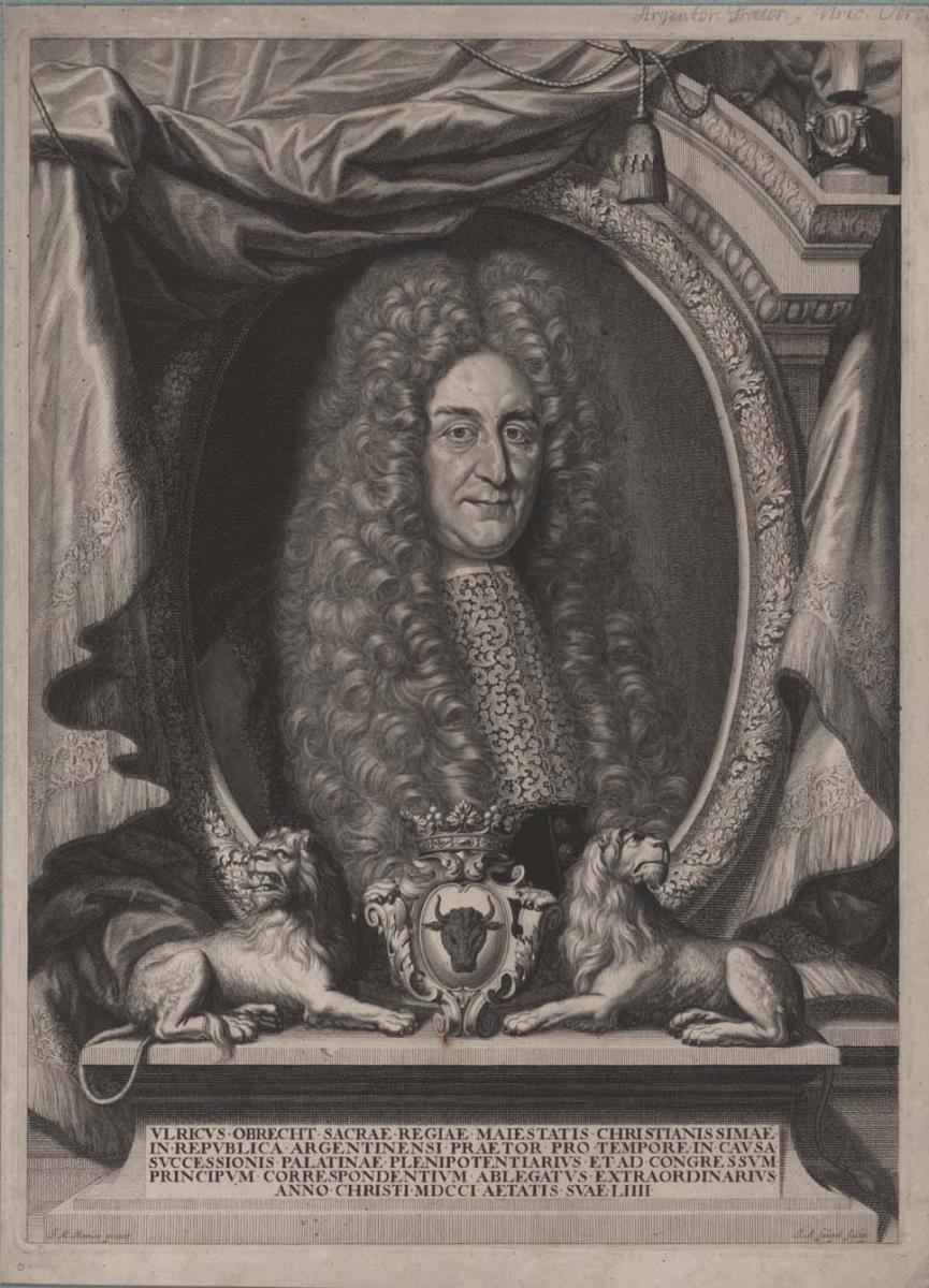 Porträt des Ulrich Obrecht