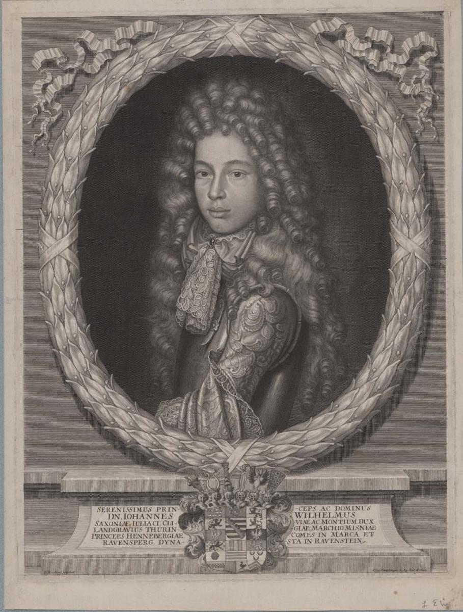 Porträt des Johann Wilhelm, Prinz zu Sachsen-Gotha