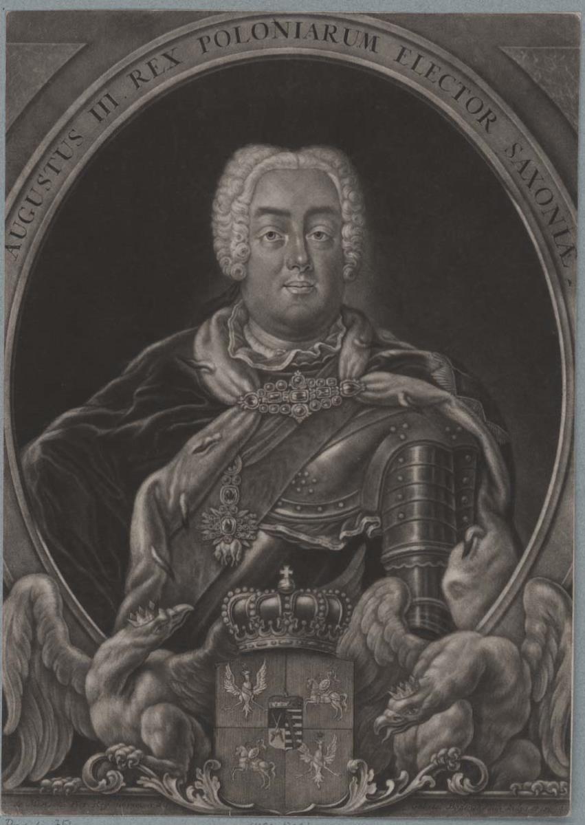Porträt König August III. von Polen