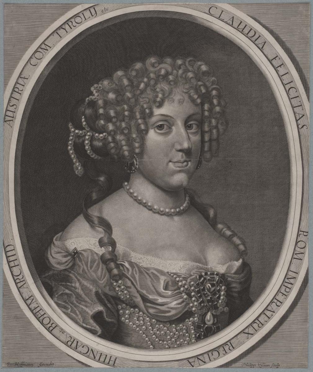 Porträt der Claudia Felicitas, Kaiserin Heiliges Römisches Reich