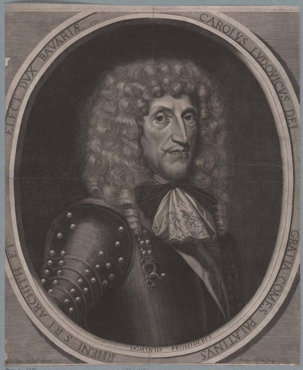 Porträt des Karl I. Ludwig, Kurfürst von der Pfalz