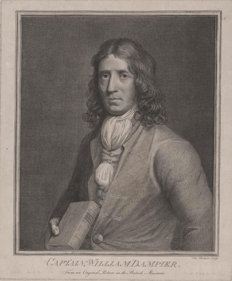 Porträt des William Dampier