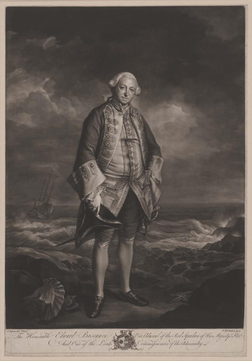 Porträt des Edward Boscawen