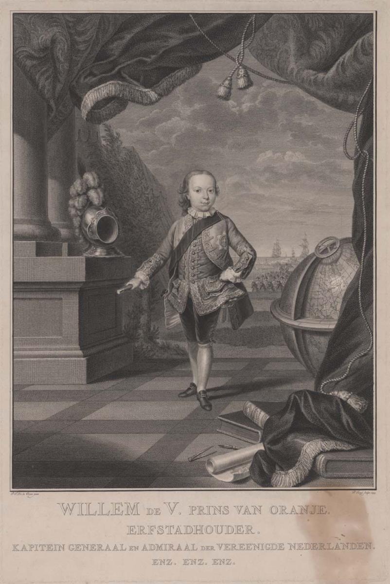 Porträt des Wilhelm V., Prinz von Oranien-Nassau, Statthalter der Niederlande