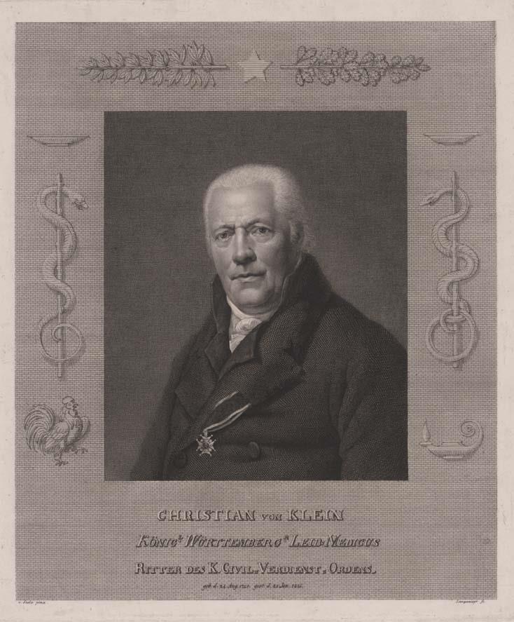 Porträt des Christian von Klein