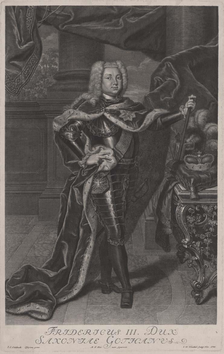 Porträt des Friedrich III., Herzog von Sachsen-Gotha-Altenburg