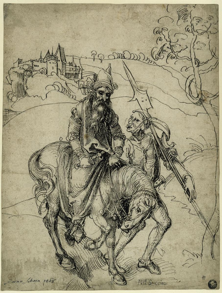 König David mit Begleiter