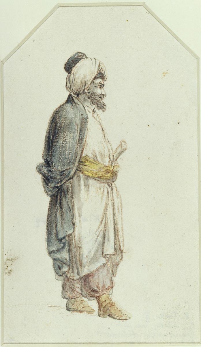 Ein Türke von der Gesandtschaft des Ahmed Resmî Efendi