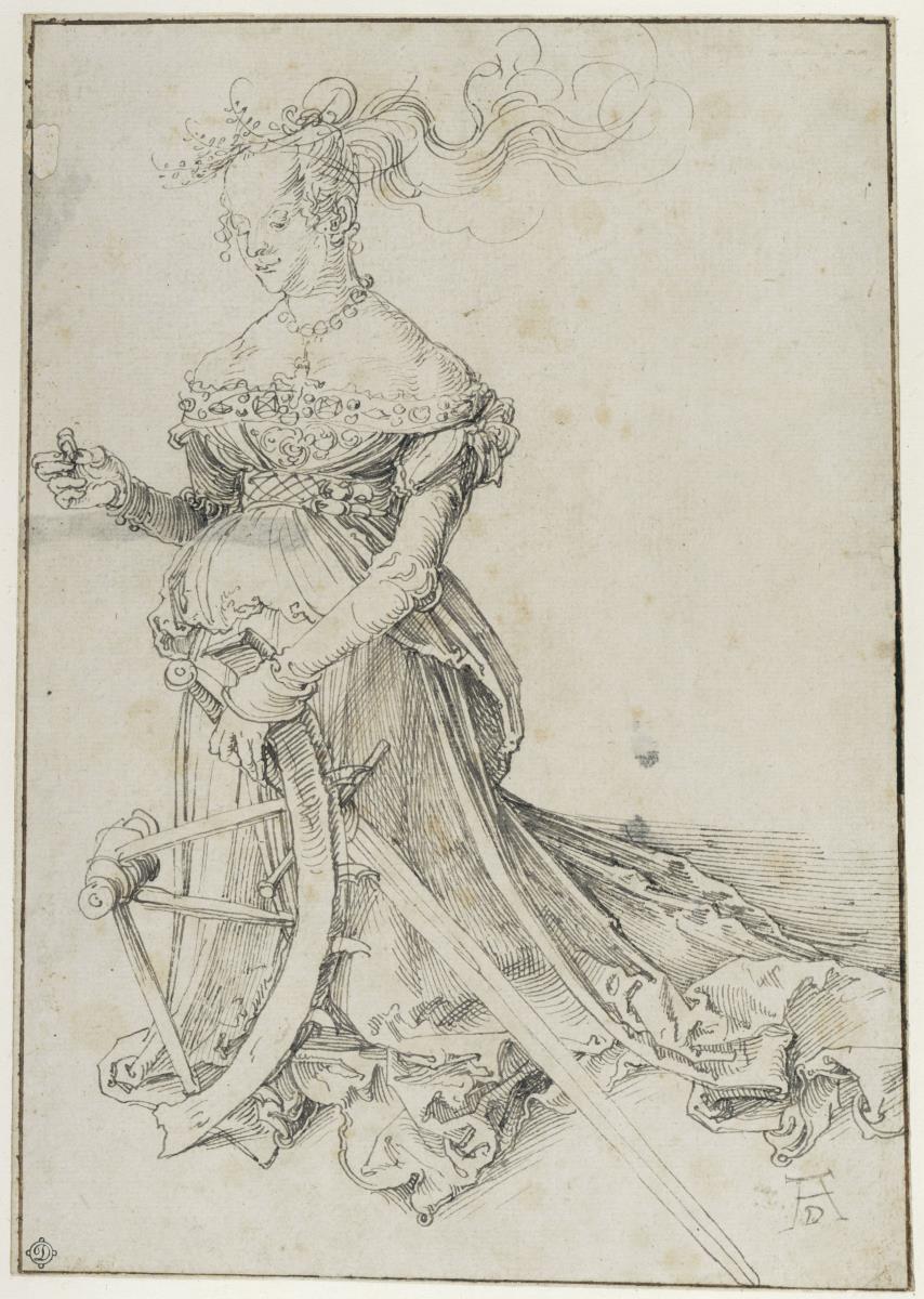 Heilige Katharina, kniend