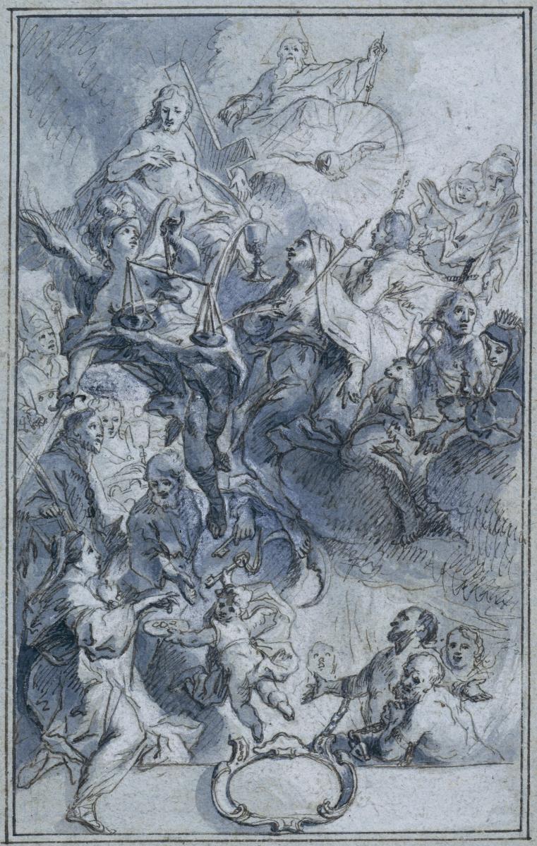 Maria als Fürbitterin der Armen Seelen