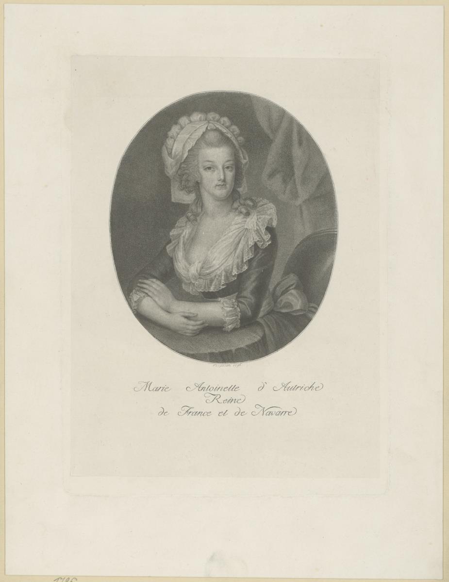 Porträt der Marie Antoinette d'Autriche, Reine de France et de Navarre
