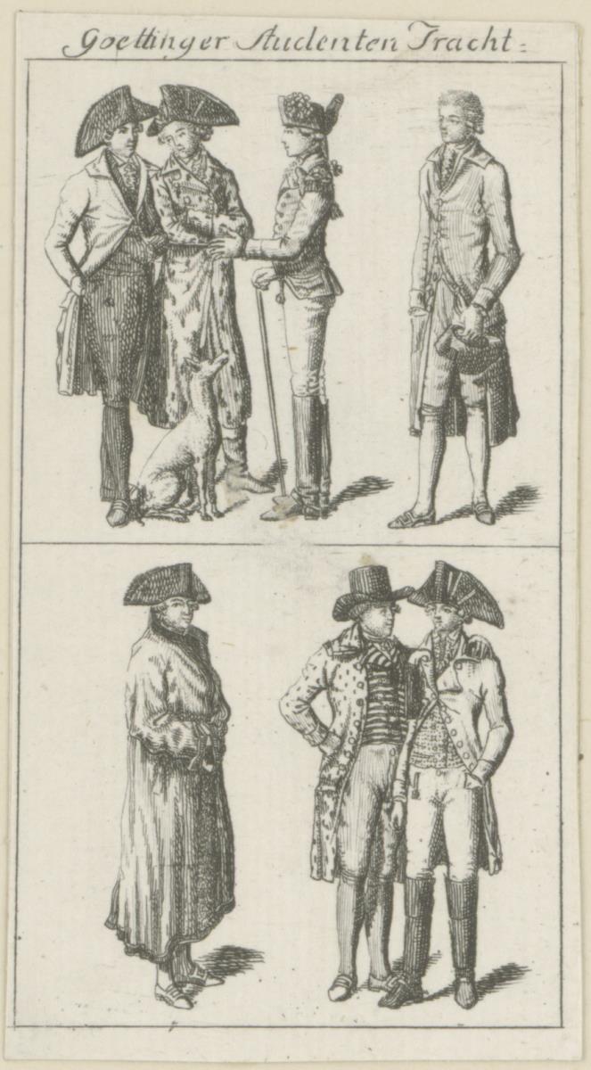 Göttinger Taschenkalender: Göttinger Studenten-Tracht