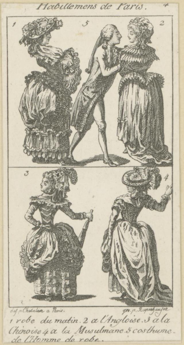 Gothaischer Hofkalender: Pariser Damenmoden