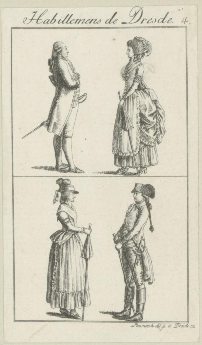 Göttinger Taschenkalender: Habillemens de Dresde