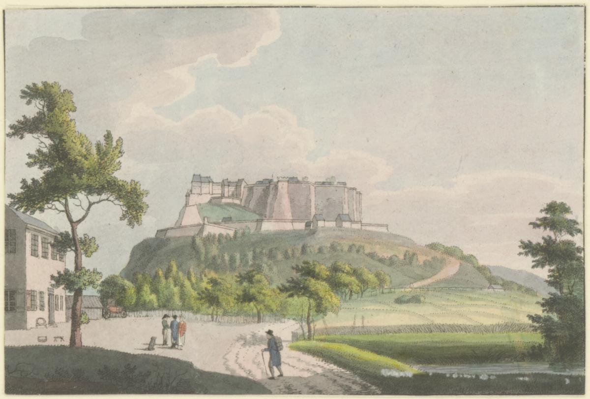Landschaft mit Burg