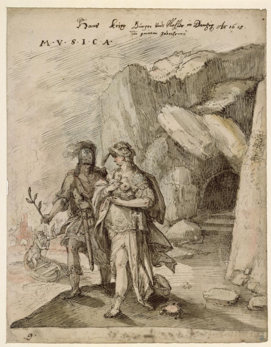 Musica, Allegorie auf Ars und Mars