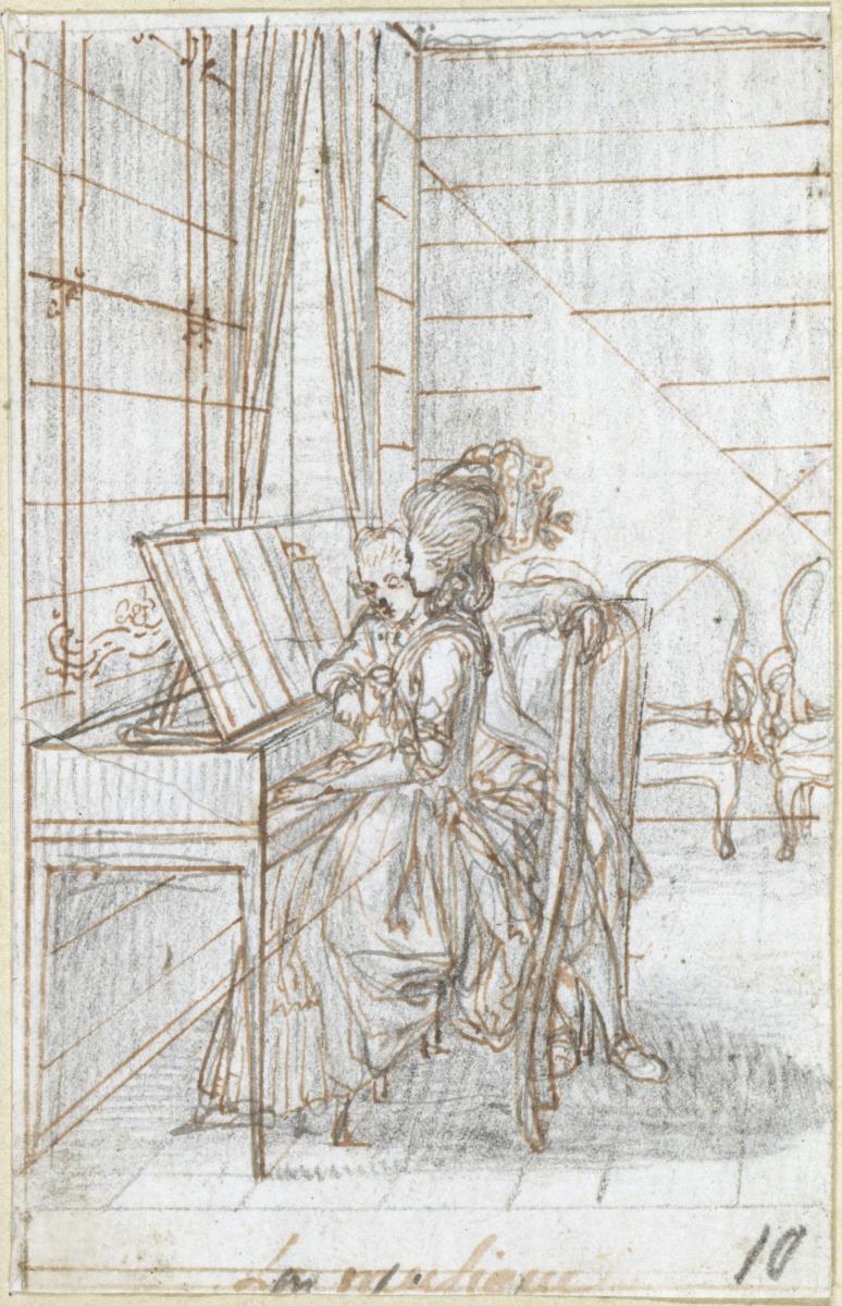 Occupations des Dames. Blatt 10. La musique