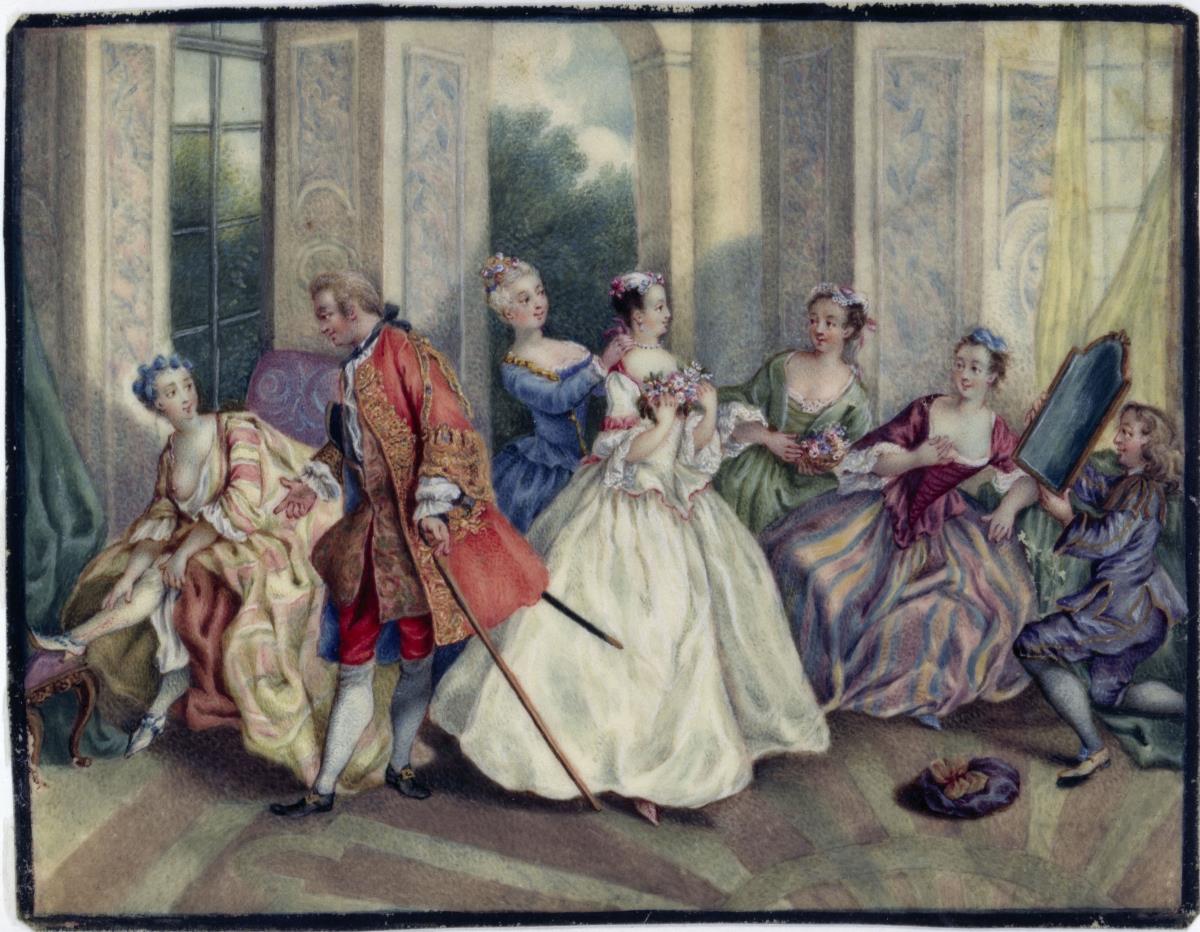 Galante Gesellschaft, nach Lancret
