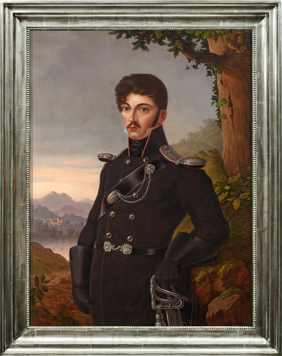 Porträt des Dichters Theodor Körner (Kopie nach Emma Körner)
