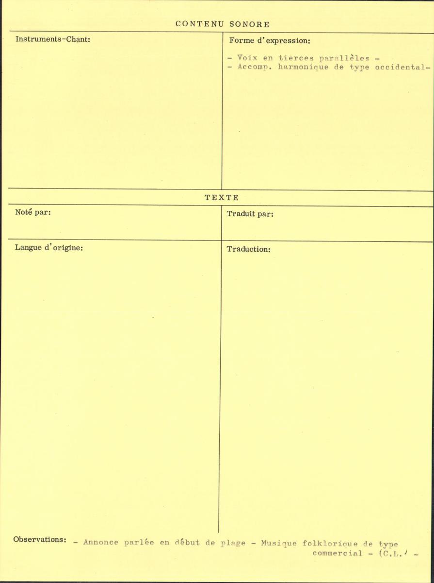 "Aires Folkloricos de Chile" (2e partie)