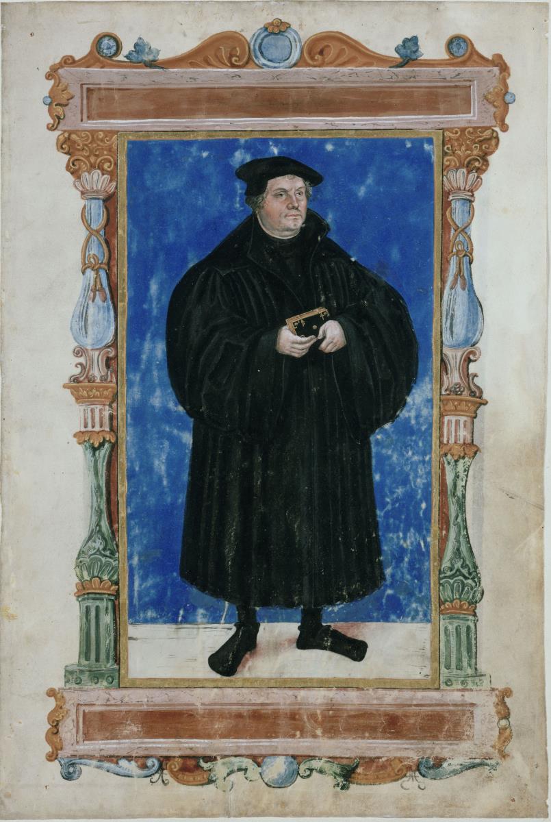 Bildnis Luthers, aus dem sogenannten Stammbuch