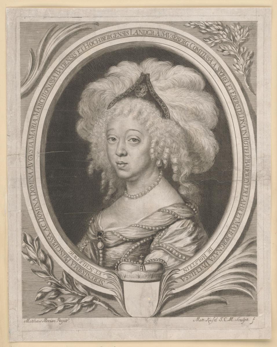 Porträt der Augusta Maria von Schleswig-Holstein-Gottorf
