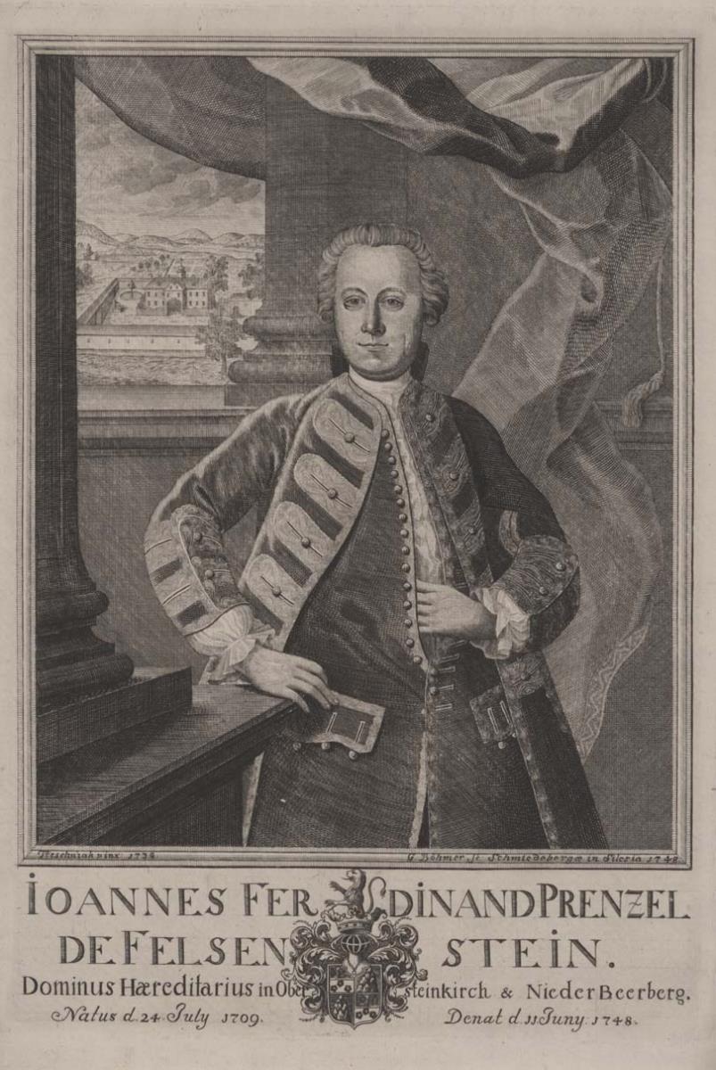 Porträt des Johann Ferdinand Prenzel von Felsenstein
