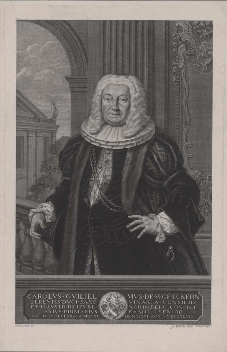 Porträt des Carl Wilhelm von Woelckern der Ältere