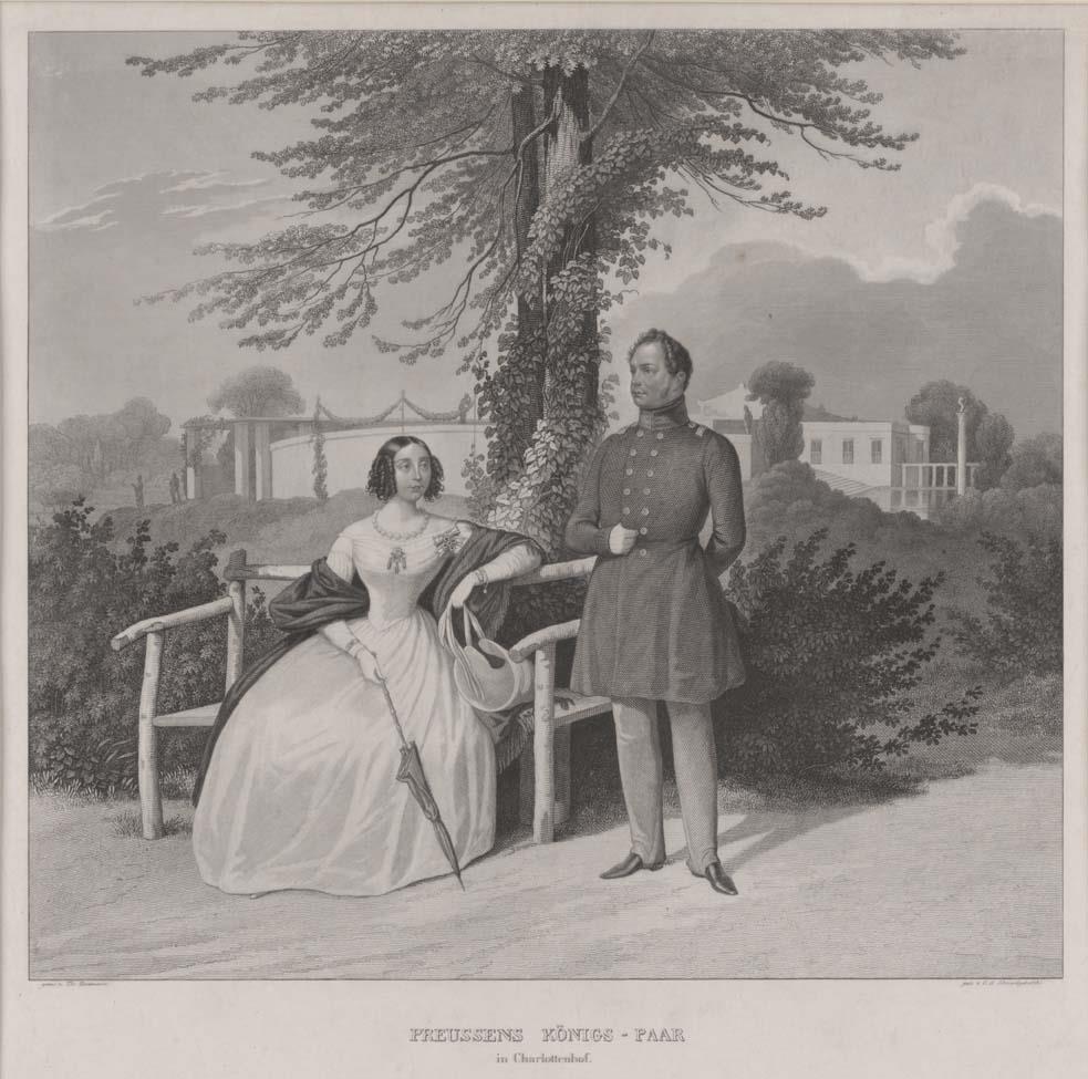Porträt des preußischen Königspaares, Friedrich Wilhelm IV. und Elisabeth von Bayern