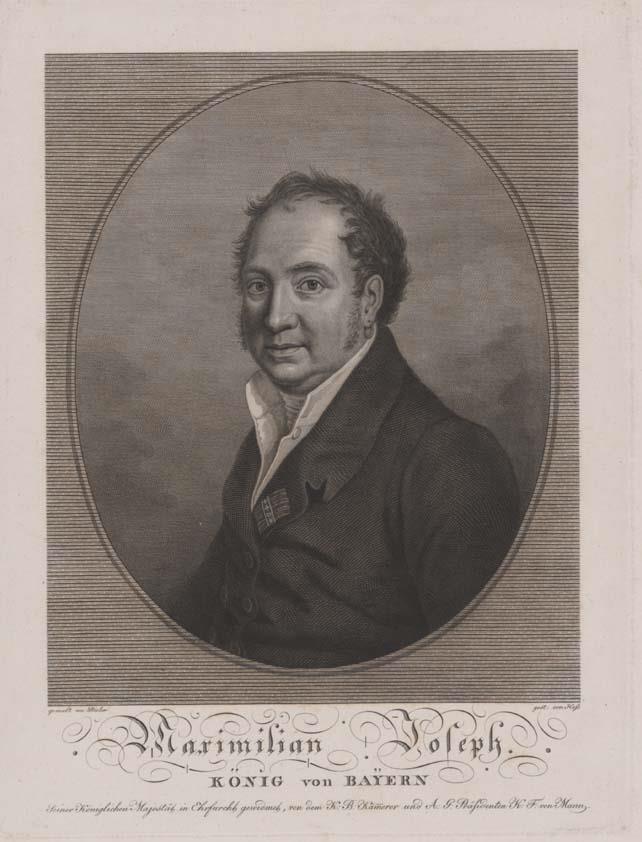 Porträt König Maximilian I. Joseph, König von Bayern