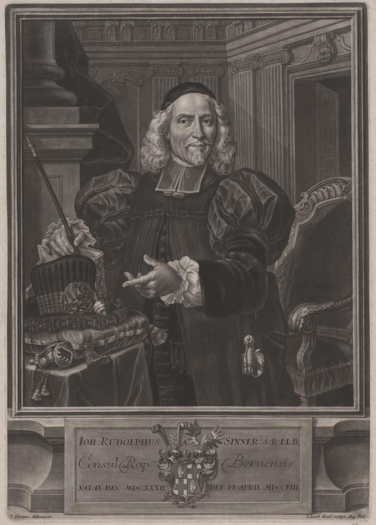 Porträt des Johann Rudolph Sinner
