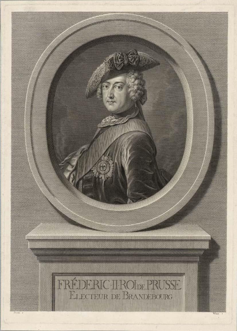 Porträt des Friedrich II., König von Preußen