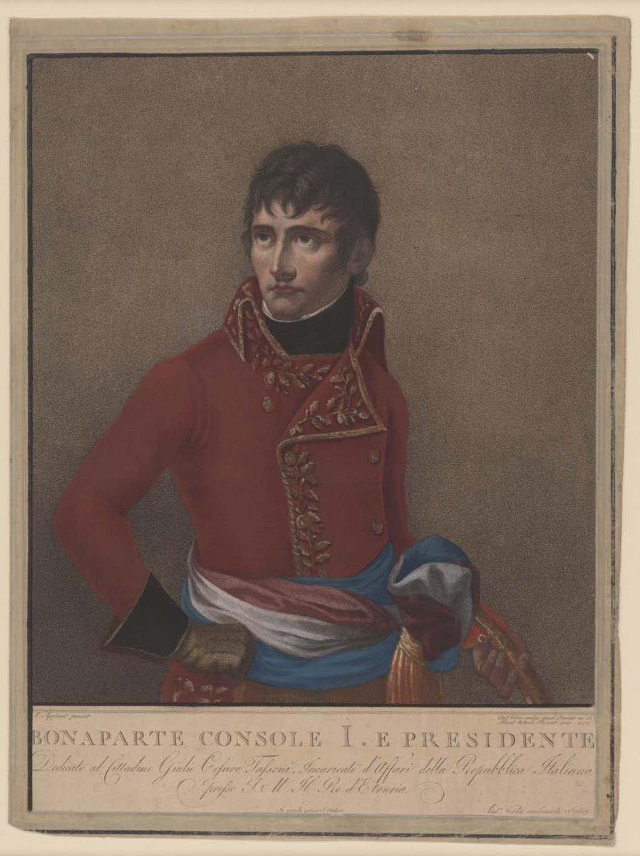Porträt des Napoléon Bonaparte, erster Konsul der Französischen Republik