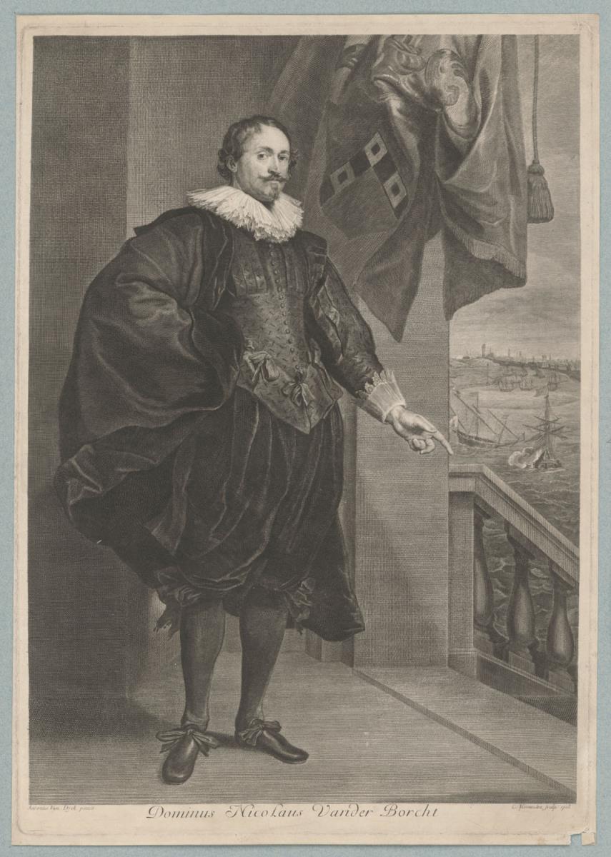 Porträt des Niclaes van der Borcht