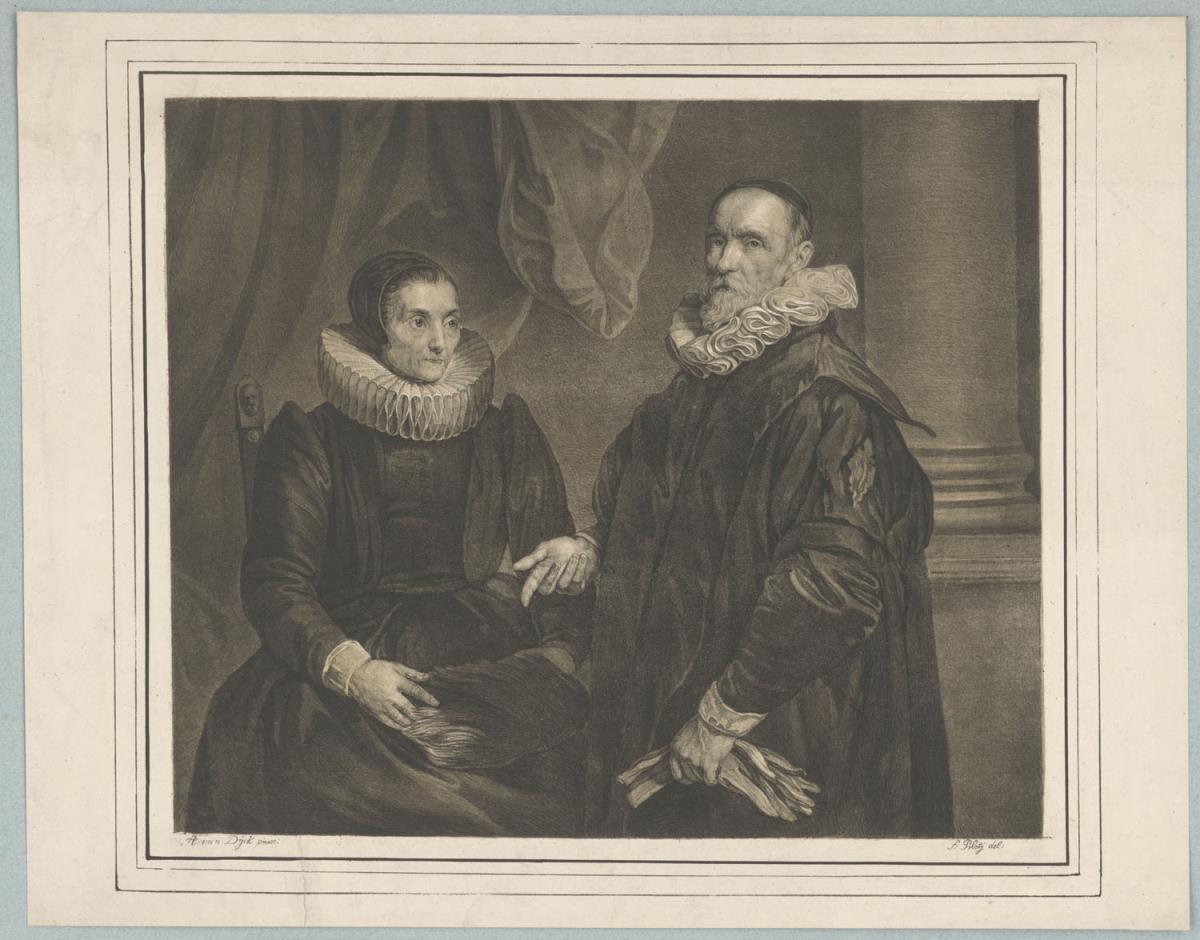 Doppelporträt des Malers Jan de Wael und seiner Frau Gertrud de Jode (1629)