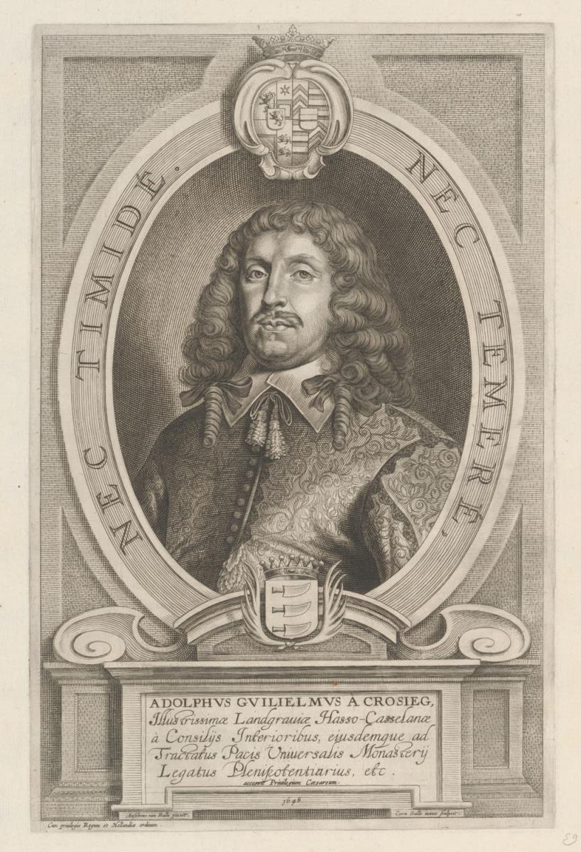 Porträt des Wilhelm von Krosigk