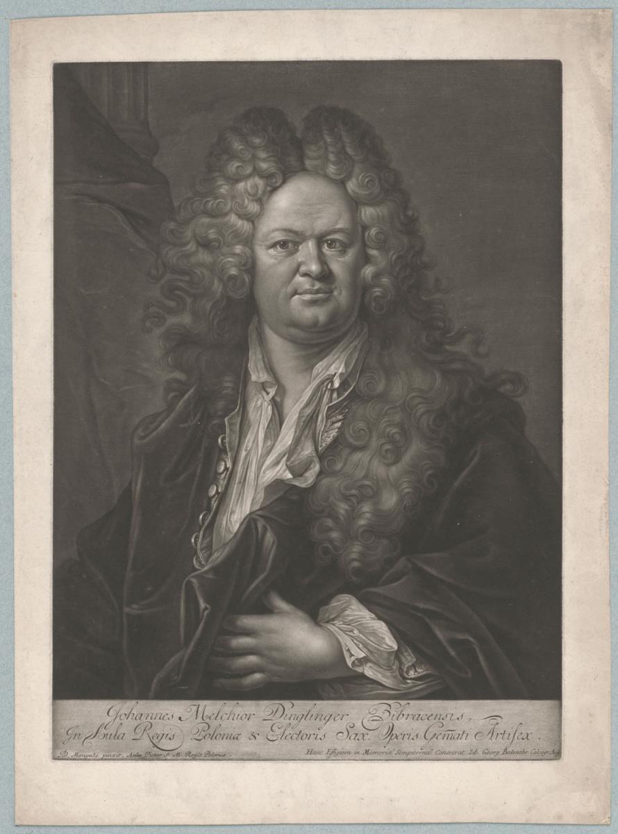 Porträt des Johann Melchior Dinglinger