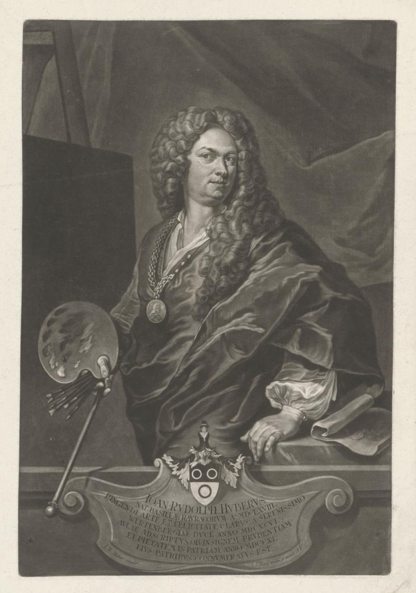 Porträt des Johann Rudolph Huber